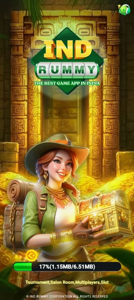 Ind Rummy Game tournament page on Yono Games platform.